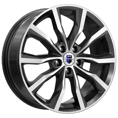 K&K KC906-mb Портер 18x7.5" 5x115мм DIA 70.2мм ET 40мм алмаз чёрный