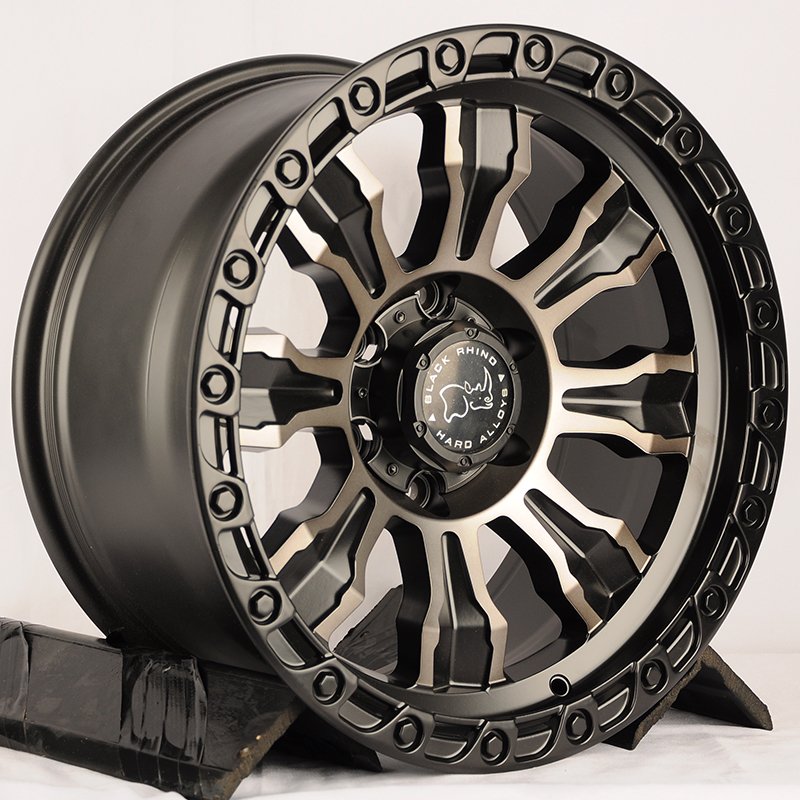 iWheel FBX087-8 18x9.0" 5x114.3мм DIA 73.1мм ET 0мм Matt Black Face+Bronze