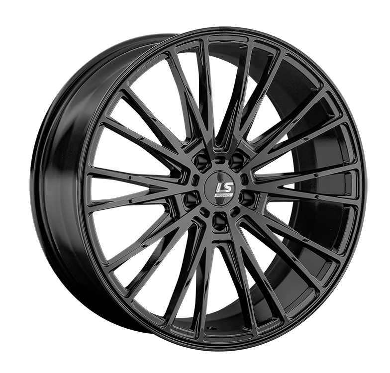 LS RC60-mb 21x9" 5x120мм DIA 72.6мм ET 40мм BKF / Чёрный  глянцевый с проточкой