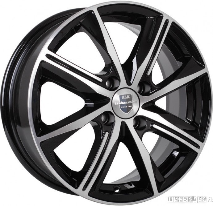 K&K Арнар 17x7" 5x115мм DIA 70.2мм ET 40мм Алмаз черный