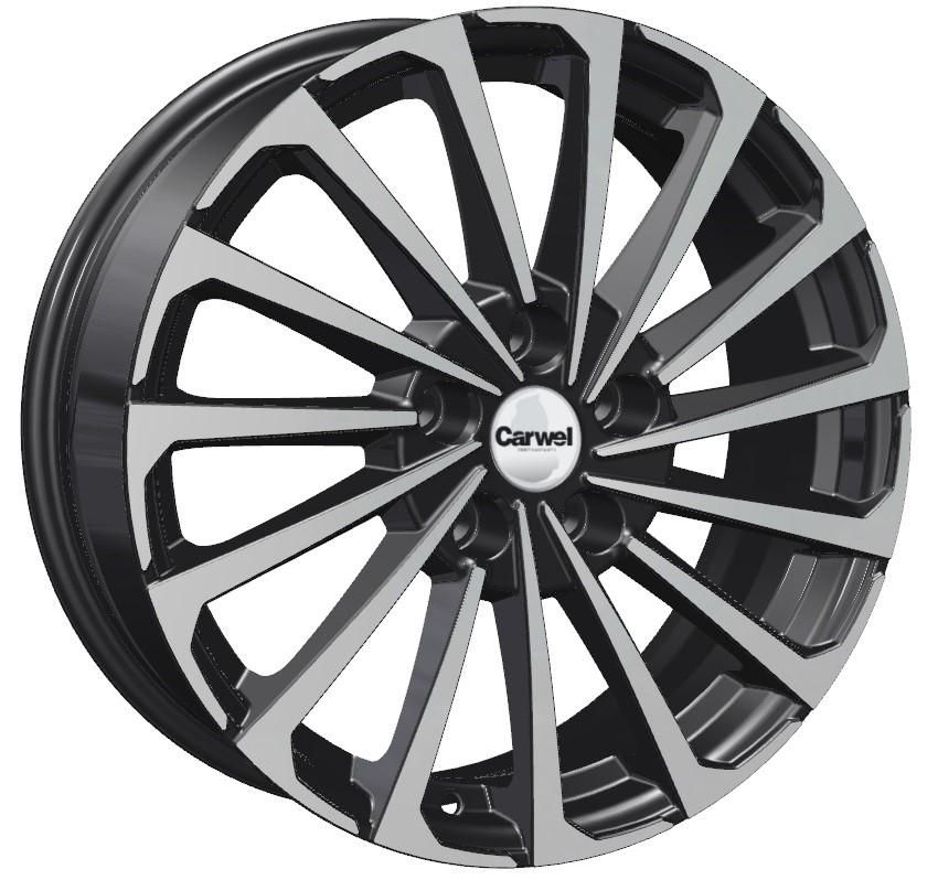 Carwel Кагра-ab 1721 (Arkana/ Kaptur) 17x6.5" 5x114,3мм DIA 66.1мм ET 50мм ABT / Черный с полировкой