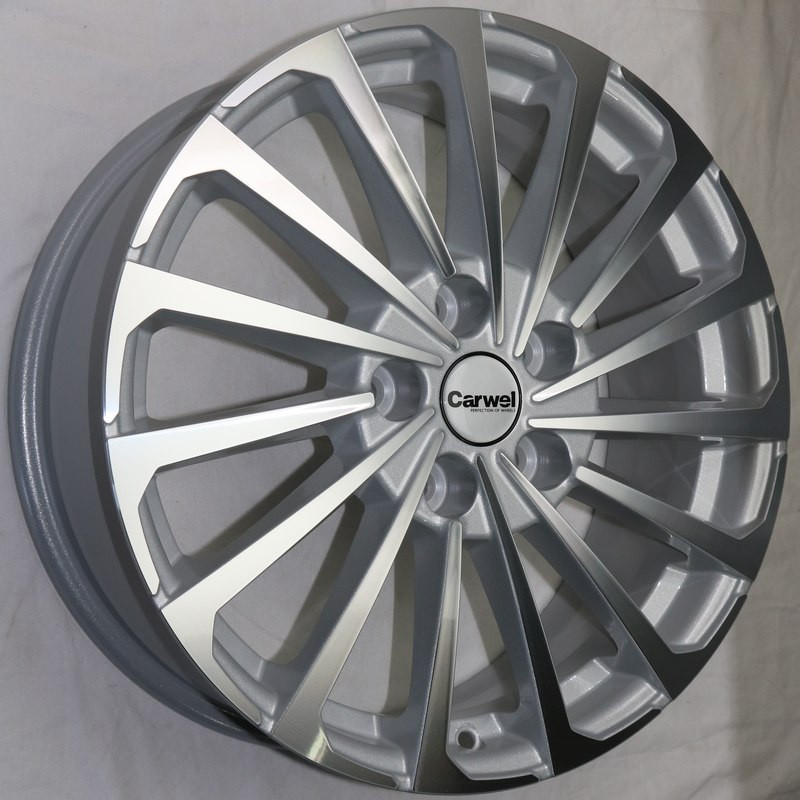 Carwel Кагра-ag 1721 (Coolray / X50) 17x6.5" 5x114,3мм DIA 54.1мм ET 45мм AGR / Графитовый с полировкой