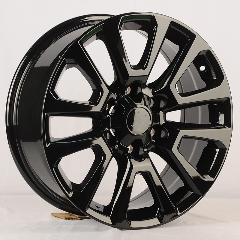 Anzoo H843F 17x7.5" 6x139.7 DIA 106.1мм ET 25мм Gloss Black (Пресс-шайба)