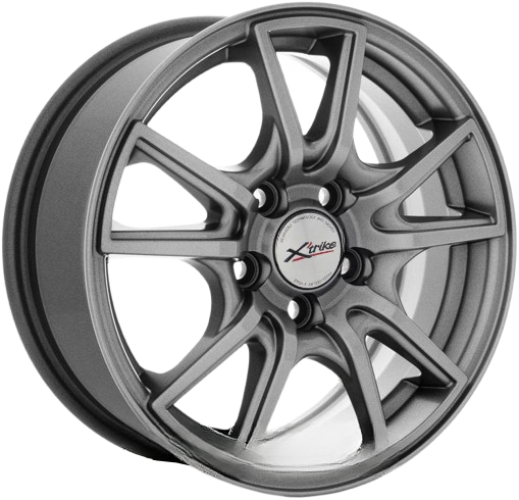 X'trike X-104-hsb 14x6" 4x100мм DIA 67.1мм ET 38мм HSB / Графитовый