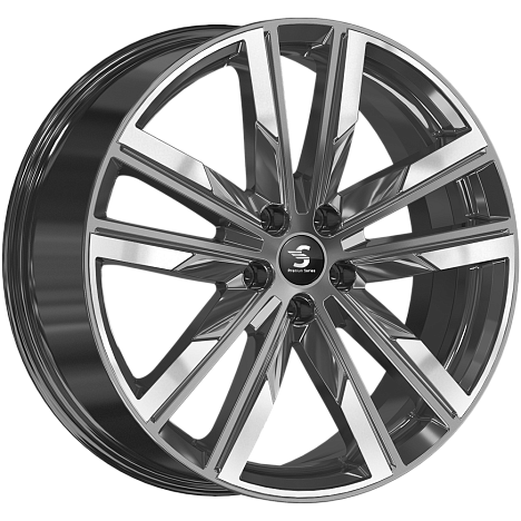 SKAD Humber-mg (Geely Tugella) 20x8" 5x108мм DIA 63.35мм ET 46мм Diamond Quartz / Тёмно-графитовый с полировкой