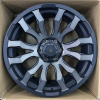 Koko Kuture 0215 18x8.5" 5x114.3мм DIA 67.1мм ET 25мм Matt Grey with Black Lip