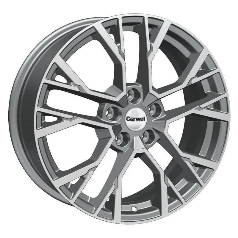 Carwel Камак-ag 1810 18x7" 5x108мм DIA 65.1мм ET 43мм AGR / Графитовый с алмазной проточкой