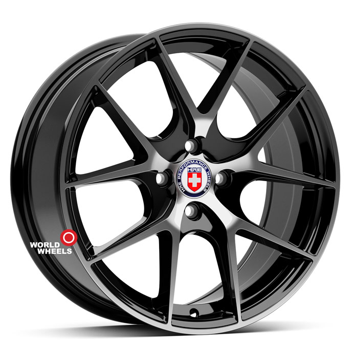 HFT 505 HRE R18 - 505 - HRE 18x8" 4x100мм DIA 73.1мм ET 40мм Black Machined Coating (BPC)
