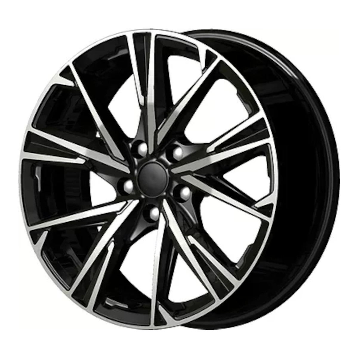 Carwel Грейс-ab 18x7" 5x114,3мм DIA 60.1мм ET 45мм AB / Черный с алмазной проточкой