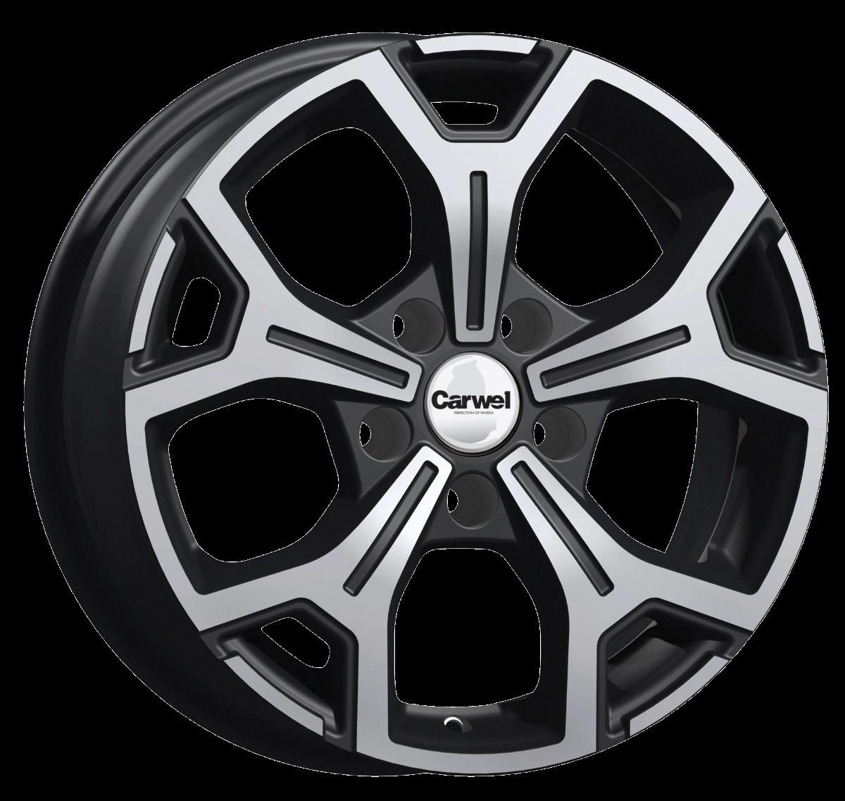 Carwel Енисей-ab 249 (Passat) 16x6.5" 5x112мм DIA 57.1мм ET 41мм AB / Черный с полировкой