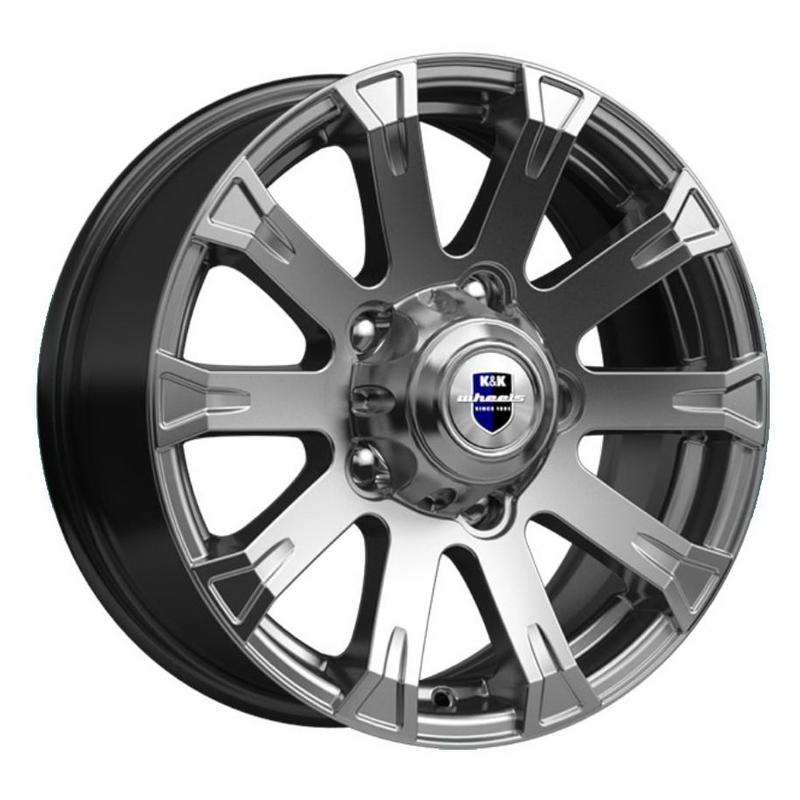 K&K KC601-dpl Байкал 16x7" 5x139,7мм DIA 108.5мм ET 35мм дарк платинум / Тёмно-графитовый