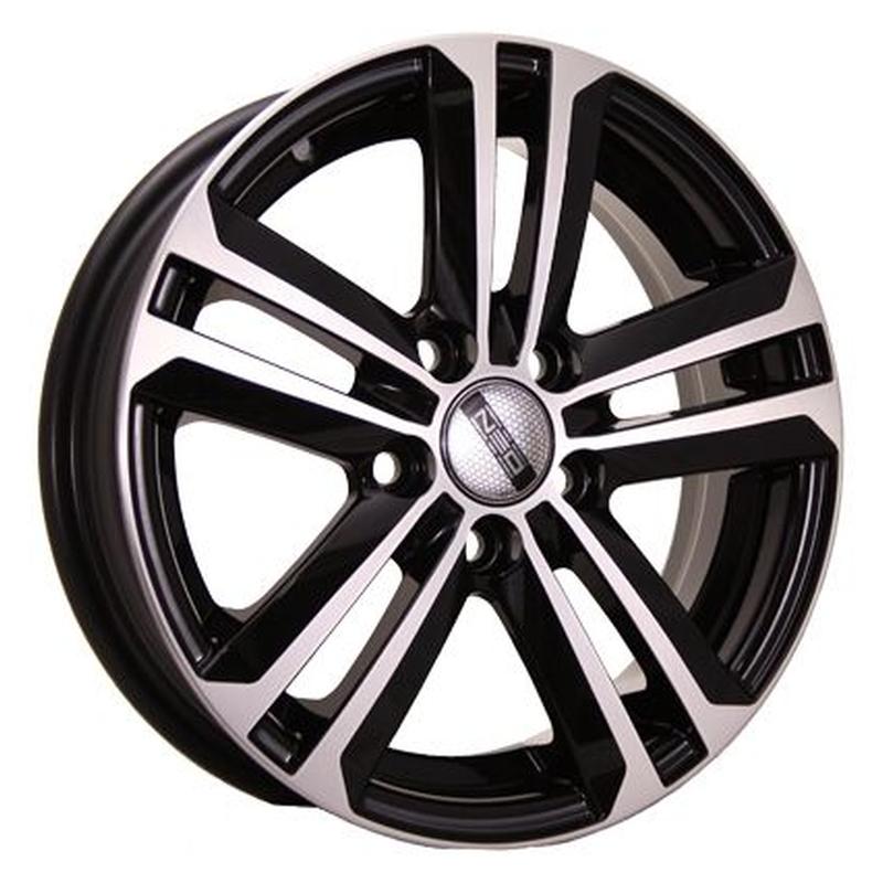 NEO 428-bd 14x5" 5x100мм DIA 57.1мм ET 35мм BD / Черный с алмазной проточкой