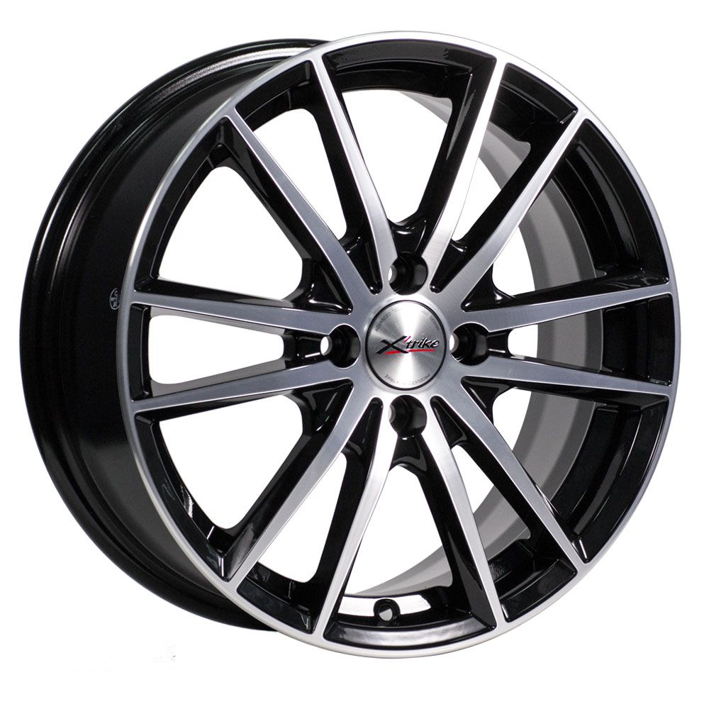 X'trike X-129-mg 16x6.5" 4x114,3мм DIA 67.1мм ET 43мм HSB/FP / Графитовый с полировкой