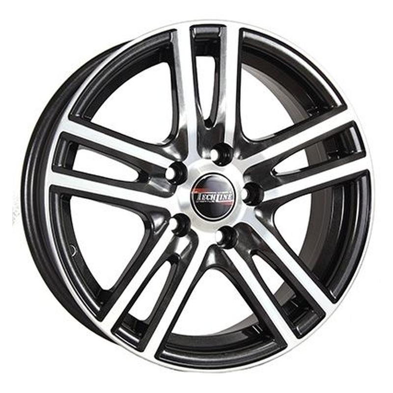 Tech Line 329-bd 13x5" 4x98мм DIA 58.6мм ET 35мм BD / Черный с полировкой