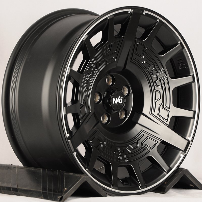 Makstton N40-FF-CK03 18x8.5" 6X139.7 DIA 110мм ET 0мм Matte Black Milling Lip