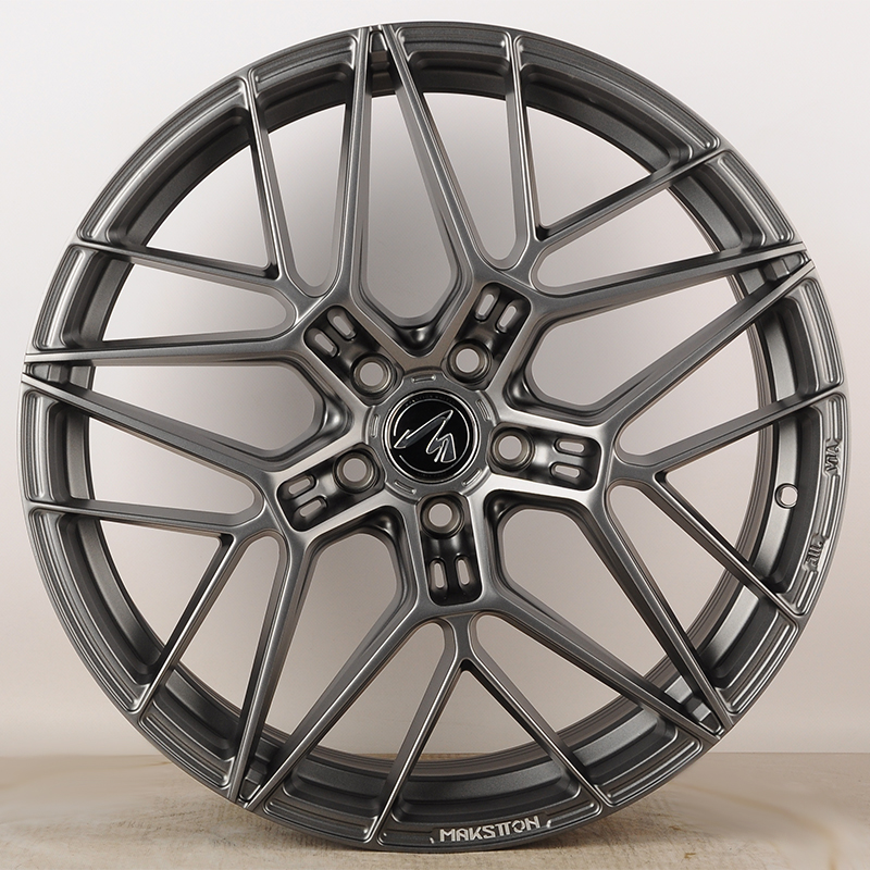 Makstton MST FISSION 718 18x8.5" 5x114.3мм DIA 73.1мм ET 45мм Matte Steel Gray with Milling
