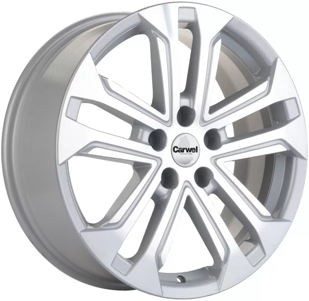 Carwel Витус 244 (Tiggo 7 Pro Max ) 18x7" 5x108мм DIA 60.1мм ET 33мм SB / Насыщенный серебристый металлик