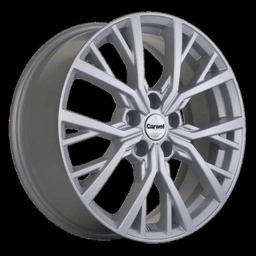 Carwel Конго 1615 (Mercedes-Benz V-Class) 16x6.5" 5x112мм DIA 66.6мм ET 50мм SLT / Серебристый