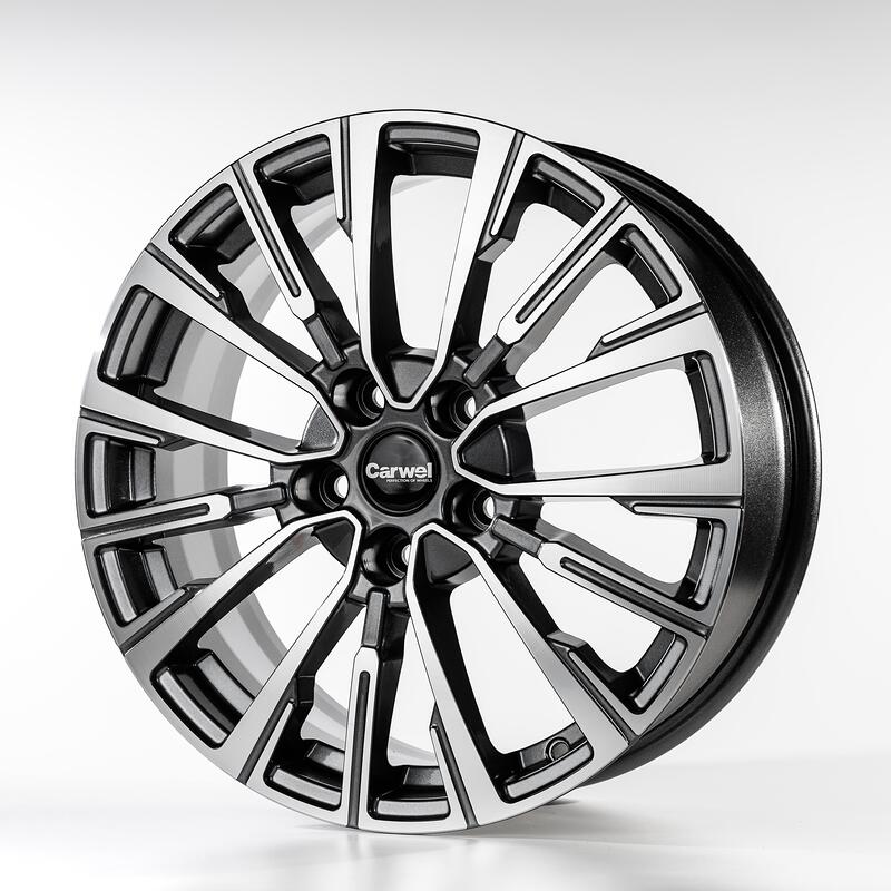 Carwel Базан-ag 1720 (Karoq) 17x7" 5x112мм DIA 57.1мм ET 45мм AGR / Графитовый с алмазной проточкой