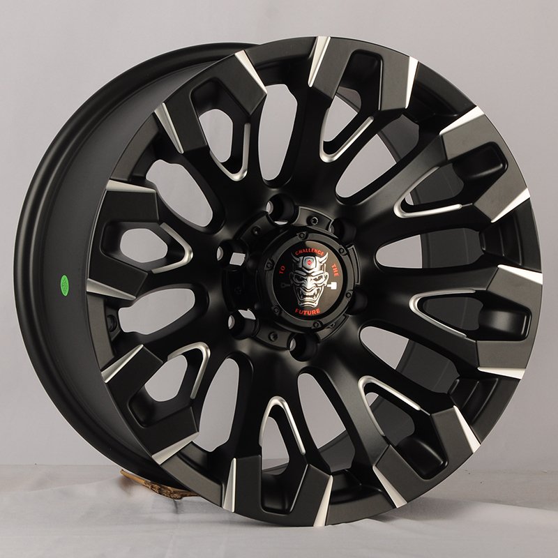 IWheel JT255-20 20x9.0" 6x139.7 DIA 110.1мм ET 0мм Matt Black+Milling spoke