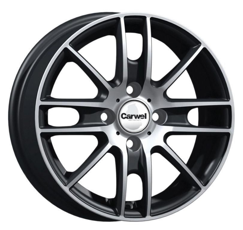 Carwel Лада 173 14x5.5" 4x100мм DIA 67.1мм ET 38мм SB / Насыщенный серебристый металлик