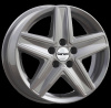 Carwel Витим 237 16x6.5" 5x160мм DIA 65.1мм ET 55мм SB / Насыщенный серебристый металлик