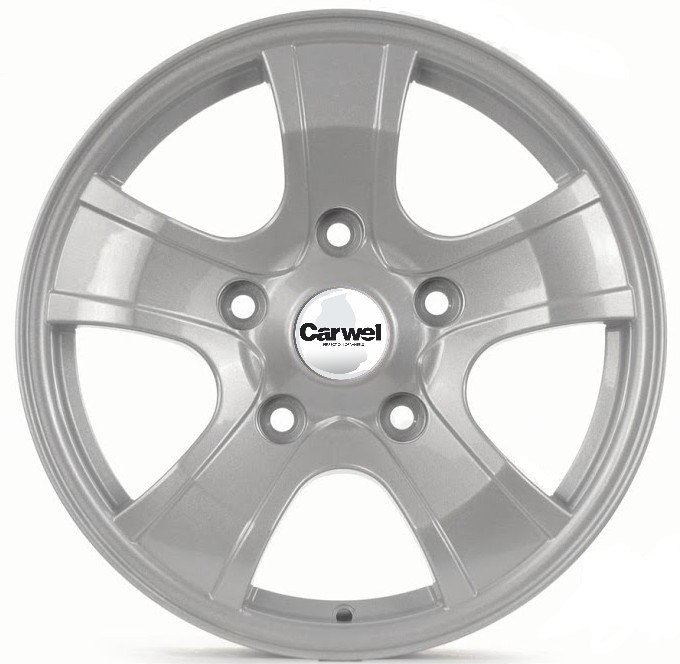 Carwel Сарпа 170 (Niva) 16x7" 5x139,7мм DIA 98мм ET 40мм SB / Насыщенный серебристый металлик