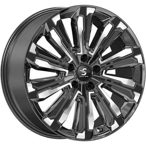 SKAD Humber-mg (Geely Monjaro) 20x8" 5x108мм DIA 63.35мм ET 45мм Diamond Quartz / Тёмно-графитовый с полировкой