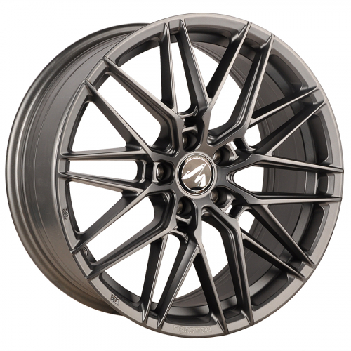 Makstton MST FASTER GT 715 17x7.5" 5x108мм DIA 63.35мм ET 38мм Matte Steel Gray with Milling