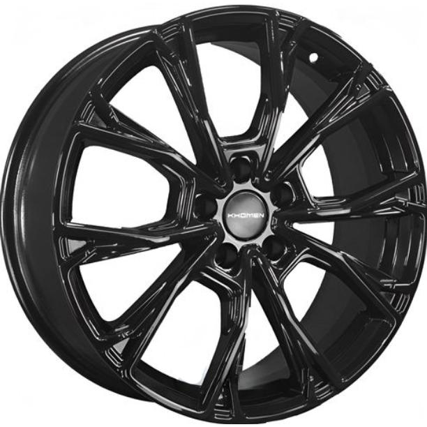 KHOMEN 1907-blk (Jetour X70/ X90 Plus) 19x7.5" 5x108мм DIA 60.1мм ET 38мм BLK / Чёрный глянцевый
