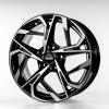 Carwel Цаган-ab 1716 (Karoq/Tiguan) 17x7" 5x112мм DIA 57.1мм ET 45мм ABT / Черный с алмазной проточкой