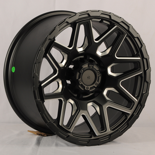 Anzoo JT257-7 17x9.0" 6x139,7 DIA 110.1мм ET 0мм Matt Black+Milling
