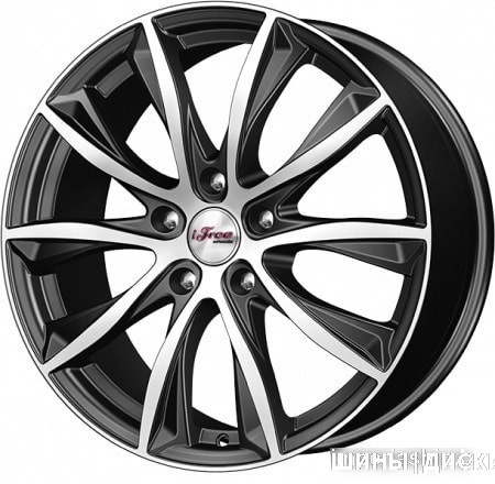 iFree Каzантип (КС684М) 18x7.5" 5x110мм DIA 65.1мм ET 37мм Блэк Джек