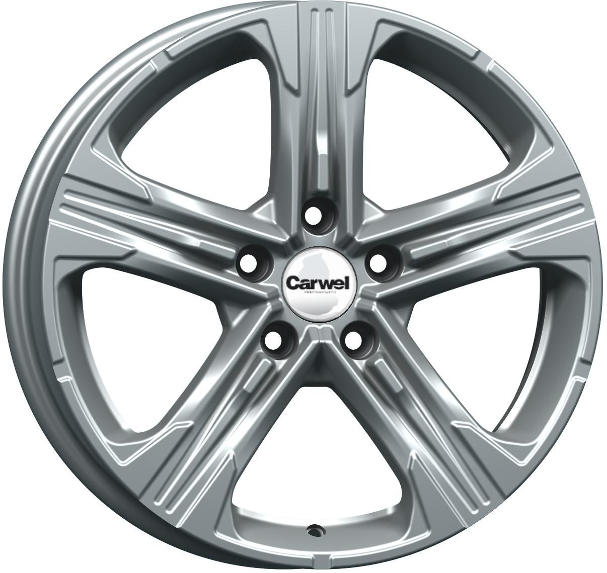 Carwel Алтор 240 (Tiguan) 17x7" 5x112мм DIA 57.1мм ET 40мм SB / Насыщенный серебристый металлик