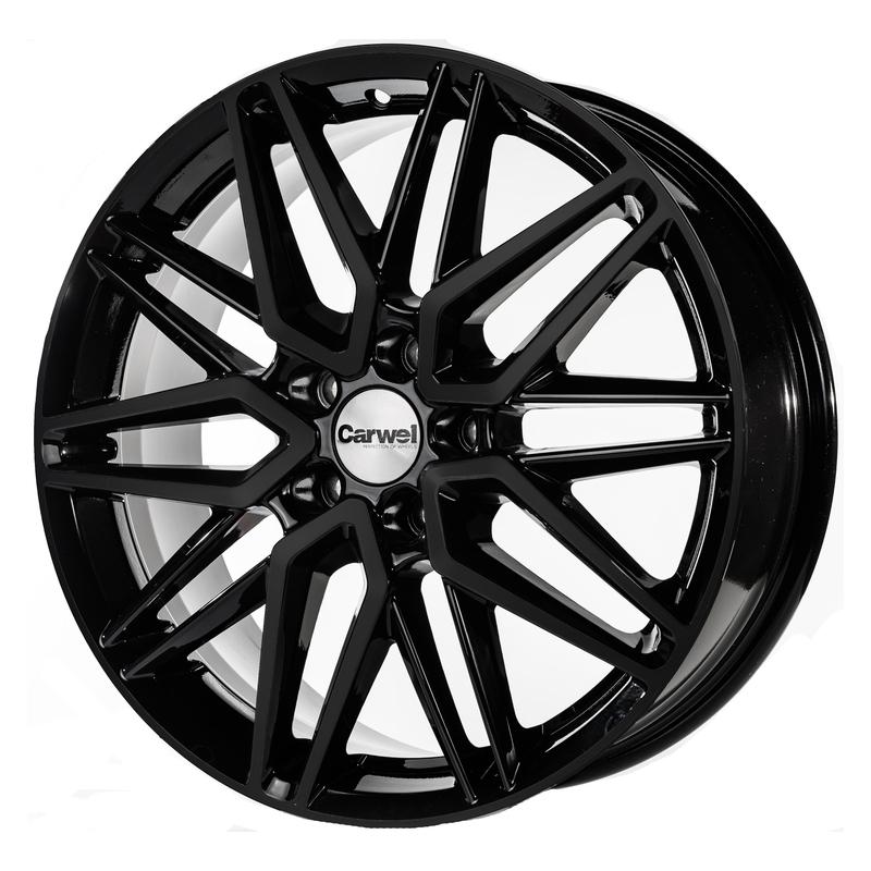Carwel Кобра-bk 229 16x6" 4x100мм DIA 60.1мм ET 50мм BK / Чёрный глянцевый