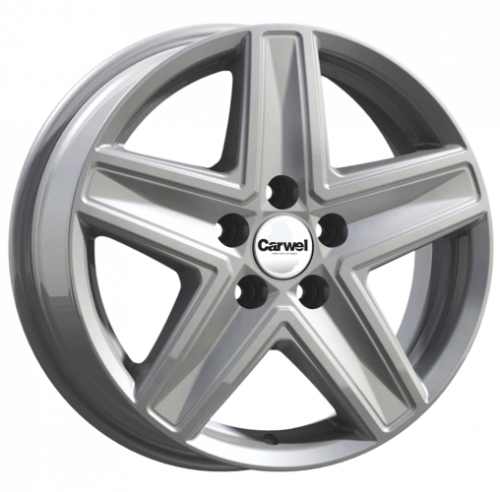 Carwel Витим 237 16x6.5" 5x130мм DIA 84.1мм ET 50мм SB / Насыщенный серебристый металлик