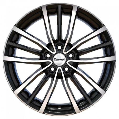 Carwel Крет-mb 1812 (EXEED TXL) 18x7" 5x108мм DIA 65.1мм ET 36мм ABT / Черный с полировкой