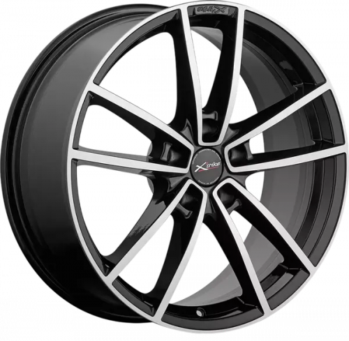 X'trike X-140-mb 19x7.5" 5x120мм DIA 59.6мм ET 41мм BK/FP / Чёрный с алмазной проточкой