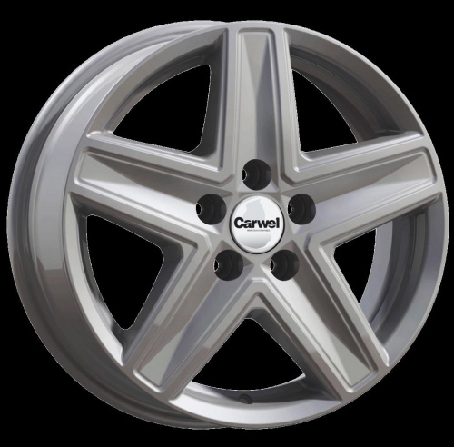 Carwel Витим 237 16x6.5" 5x108мм DIA 65.1мм ET 42мм SB / Насыщенный серебристый металлик