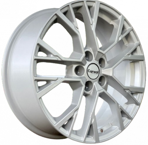 Carwel Камак 1810 (Geely Coolray) 18x7" 5x114,3мм DIA 54.1мм ET 53мм SLT / Серебристый