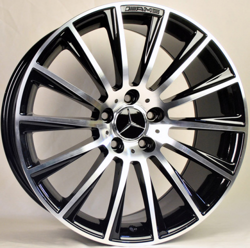 ABWheels XN-866 (R) R18 9J 5x112 ET45 DIA66.45 BMF Гравировка AMG