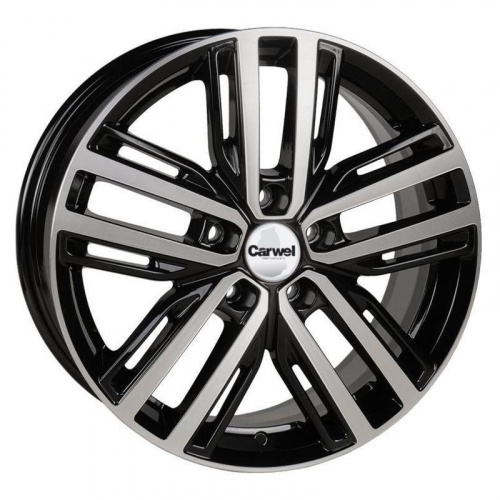 Carwel Иртыш-ab 259 (Karoq) 17x7" 5x112мм DIA 57.1мм ET 45мм AB / Черный с полировкой