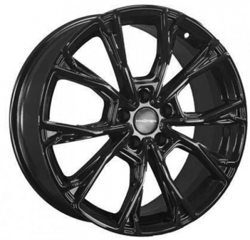 KHOMEN 1907-blk (Haval F7/ F7x) 19x7.5" 5x114,3мм DIA 64.1мм ET 40мм BLK / Чёрный с полировкой