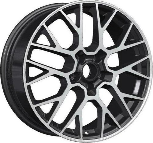 Carwel Аракс-blr 1818 (Geely Atlas) 18x7" 5x114,3мм DIA 60.1мм ET 45мм BLR / Чёрный матовый проточенный обод
