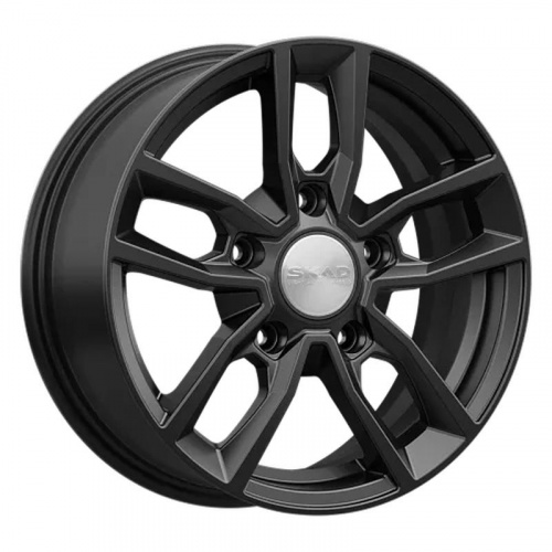 SKAD Вайсхорн-bm 16x6.5" 5x139,7мм DIA 98мм ET 40мм чёрный бархат / Чёрный матовый