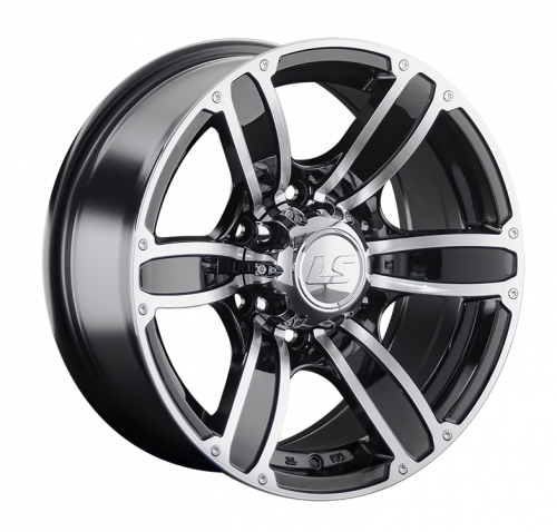 LS LS766 17x8" 6х139.7мм DIA 107.1мм ET 10мм BKF