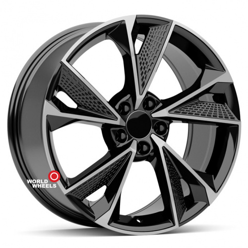 KoKo Kuture 347 OEM R20 - VAG 20x9" 5x112мм DIA 66.6мм ET 30мм Black Machined (BP)
