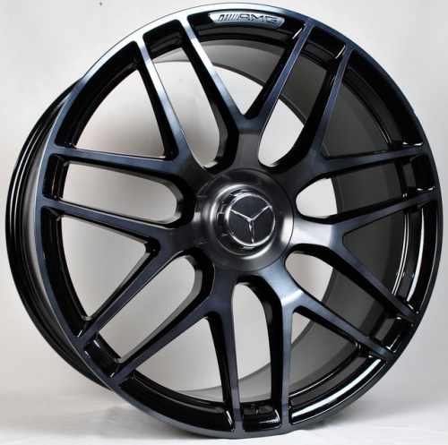 ABWheels XN-762 (R) R22 11.5J 5x112 ET53 DIA66.45 BMF Black Varnish