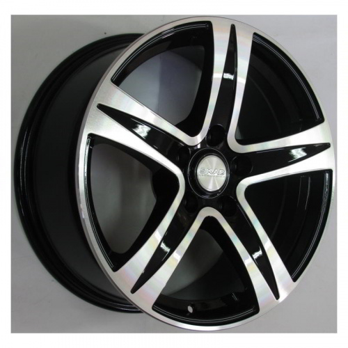 SKAD Sakura-mb 15x6.5" 5x114,3мм DIA 67.1мм ET 35мм алмаз / Чёрный с алмазной проточкой