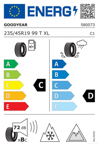 Goodyear UltraGrip Ice 2+ 245/45R20 103T фото 2